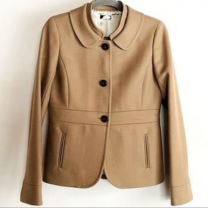 Y2K  Like New J.Crew Double-Serge Wool Jacket  Holiday 2008 Collection